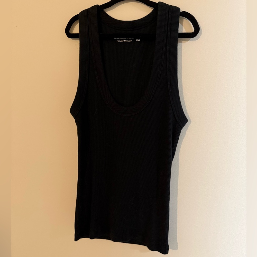 Abercrombie & Fitch Sleek Black Tank Top